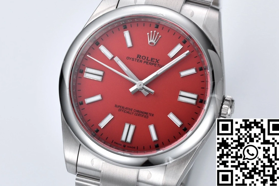 Clean Dial Perpetual 41MM Red Factory M126000-0007 Rolex Oyster 0701